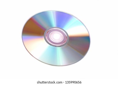 Photography Of A Isolated Cd Rom