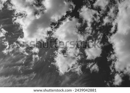 Photography on theme white cloudy sky in unclear long horizon, photo consisting of light cloudy foggy sky on horizon without people, misty cloudy sky at hazy horizon this is beautiful natural nature