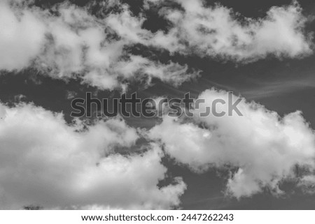 Photography on theme white cloudy sky in unclear long horizon, photo consisting of light cloudy foggy sky on horizon without people, misty cloudy sky at hazy horizon this is beautiful natural nature