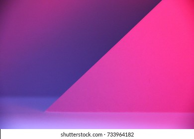 Photography Of Pop Up Paper Craft For Texture Of Background Color Magenta