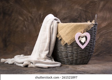 Photography Studio Set With Basket Prop