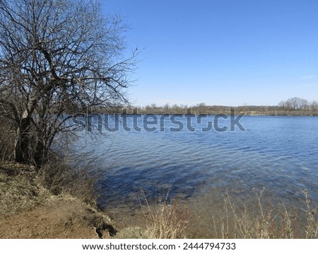 Similar – Image, Stock Photo blue lime lake in a former limestone quarry