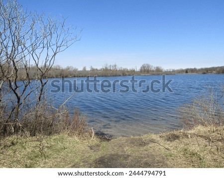 Similar – Image, Stock Photo blue lime lake in a former limestone quarry