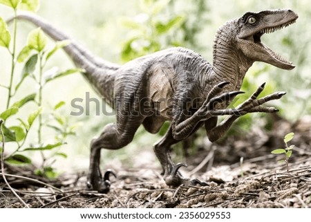 Photography of Velociraptor in outdoor 商業照片 © 