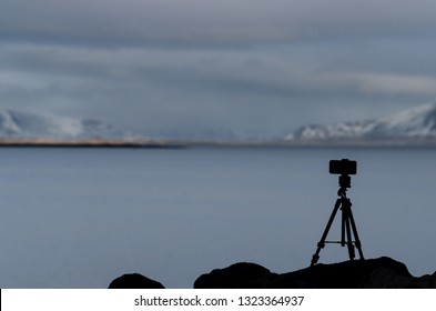 Photography of winter seaside landscapes with a tripod