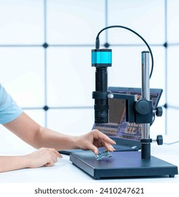 Photolithography Alignment: Aligning masks or patterns during the photolithography process to achieve precise feature placement