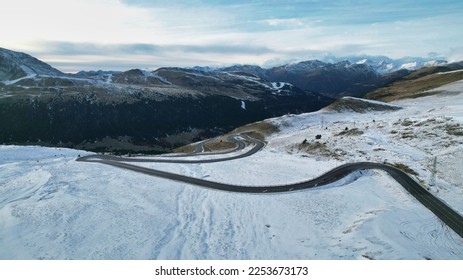 Photos drone mountain and snow pas of the house Andorra La Vella