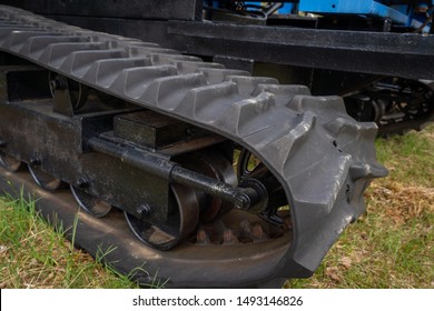 Photos Of Heavy Machinery At Construction Site.