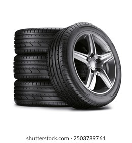 Photos of new tires are good for business logos, this is because every workshop will use this as a display to show its business in the field of cars and wheels.