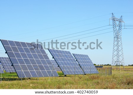 Similar – Image, Stock Photo solar plant Solar cell