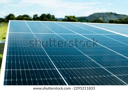 photovoltaic plate modules and parts details for clean energy generation