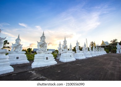 Phra Maha Chakkraphat In The Attitude Of Subduing Mara At Wat Phra Phutthabat Nam Thip, Sakon Nakhon, Thailand
