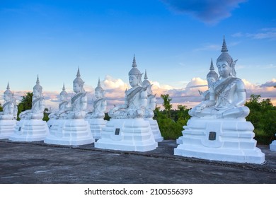 Phra Maha Chakkraphat In The Attitude Of Subduing Mara At Wat Phra Phutthabat Nam Thip, Sakon Nakhon, Thailand
