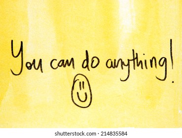 Phrase You Can Do Anything