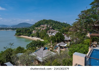 Phuket Thailand, Luxury Resort Westin Siray Bay With Huge Pool Looking Out Over Ocean