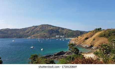 Phuket Thailand Sideview To Naihan Beach