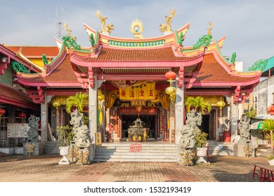 Phuket Town, Thailand - January 21st 2019: The Jui Tui Chinese shrine. The many temples reflect the Chinese heritage of the area. - Shutterstock ID 1532193419