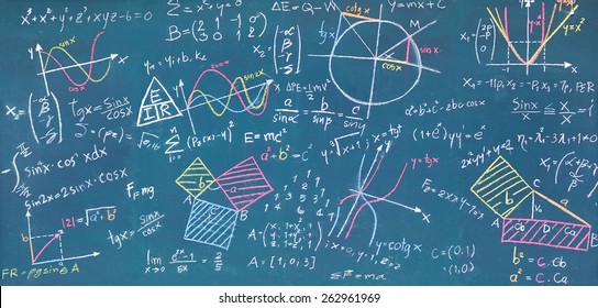  Physical and mathematical sciences for the engineer drawing on the chalkboard