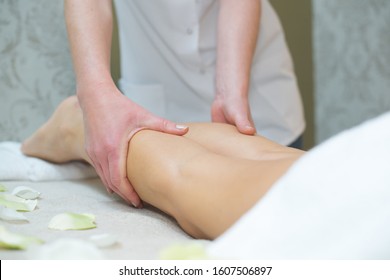 Physical Therapist Doing Lymphatic Drainage