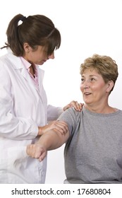 Physical Therapist Talks To A Patient