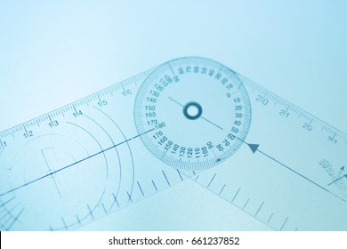 Physical therapy mecical clinic physiotherapy goniometer to measure range of movement in patient in rehabilitation. - Powered by Shutterstock