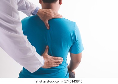 Physiotherapist working with patient in clinic, closeup Physical therapy concept. - Shutterstock ID 1743143843