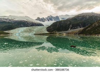 Pia Glacier And Pia Fjord In Patagonia, Chile