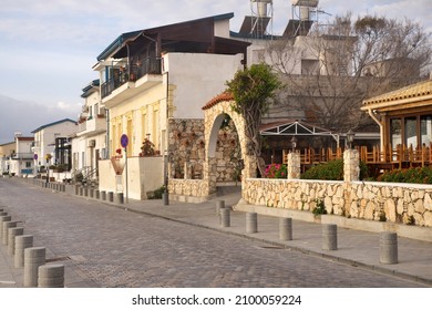 Piale Pasa Street In Larnaca. Cyprus