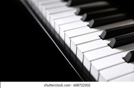 Piano And Piano Keyboard