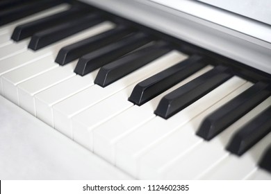 Piano Keyboard Black White Style Picture Stock Photo 1124602385 ...