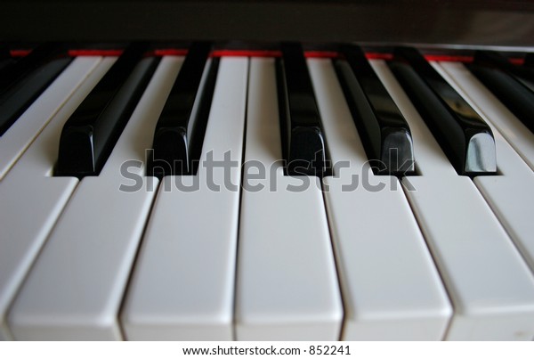 Piano Keys Low Angle Stock Photo 852241 | Shutterstock