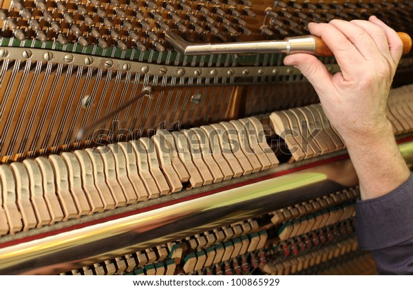 Piano tuning
process