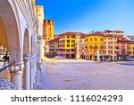 Piazza della Liberta square in Udine landmarks view, Friuli-Venezia Giulia region of Italy