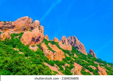 Pic Du Cap Roux At Esterel Massif In France
