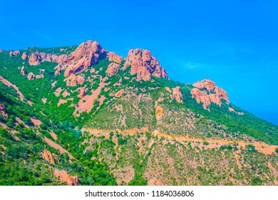 Pic Du Cap Roux At Esterel Massif In France
