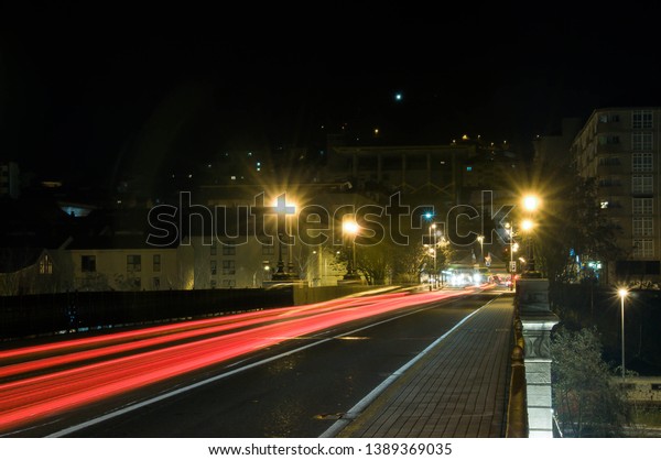 Pic of new bridge of\
Ourense city