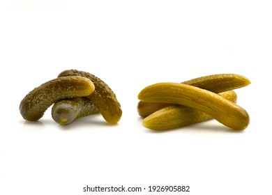 Pickle Cucumber Isolated On White Background