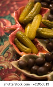 Pickle And Olive Relish Tray