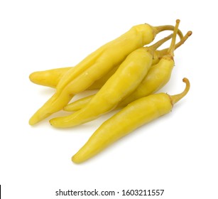 Pickled Pepper Isolated On White Background