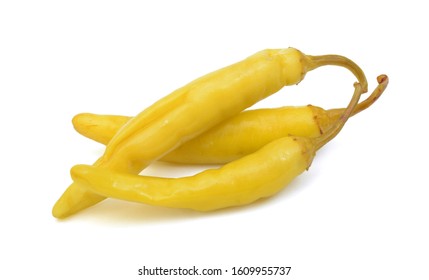 Pickled Pepper Isolated On White Background