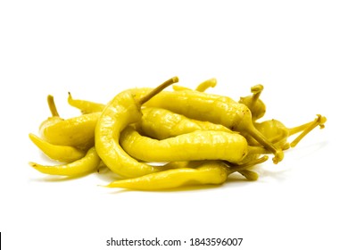 Pickled Pepper Isolated On White Background