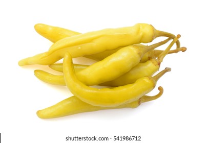 Pickled Pepper Isolated On White Background