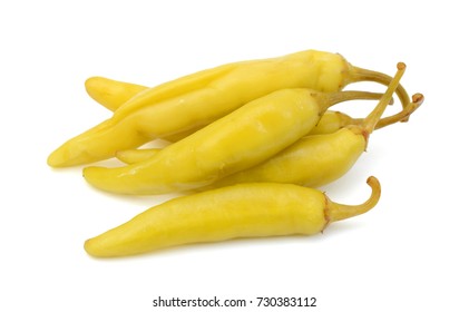 Pickled Pepper Isolated On White Background