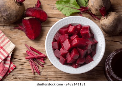 Pickled red beet in a bowl - Powered by Shutterstock