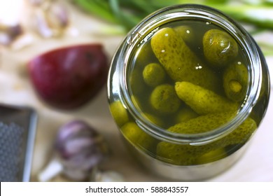 Pickles. Pickles In A Jar.