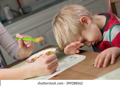 Picky Eater Denying To Eat Saying No To Food