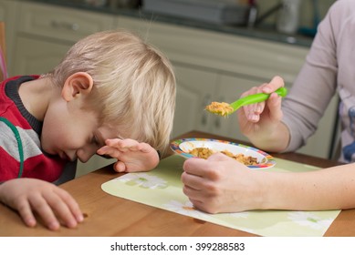 Picky Eater Denying To Eat Saying No To Food