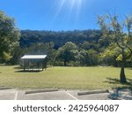 Picnic area at Lost Maple State Park