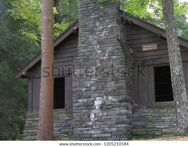 Picnic Cabin Glen Lake Watkins Glen Stock Photo Edit Now 1205210584