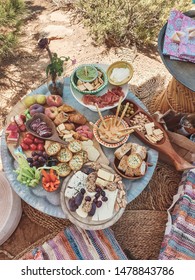 Picnic Setting With Delicious Food - Ibiza